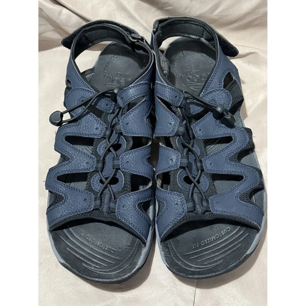 Abeo Sandals‎ BIO System Size 12m  Navy Slip On